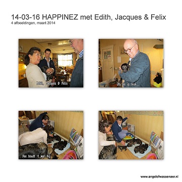 Happines met Edith, Jacques en Felix